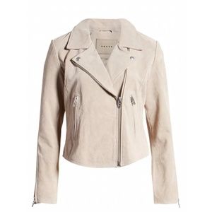BLANK NYC Suede Moto Jacket